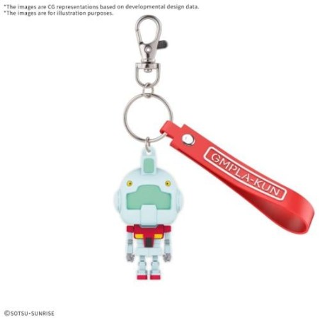 GUNDAM - GMPLA-KUN 3D RUBBER MASCOT KEYCHAIN - Model Kit