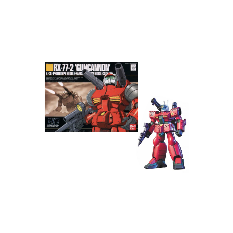 GUNDAM - HGUC 1/144 Guncannon Mass Production Type - Model Kit