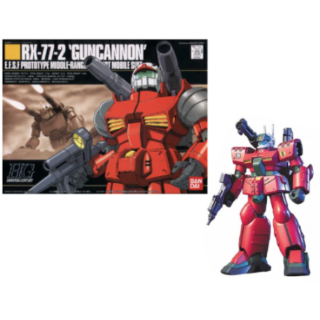 GUNDAM - HGUC 1/144 Guncannon Mass Production Type - Model Kit