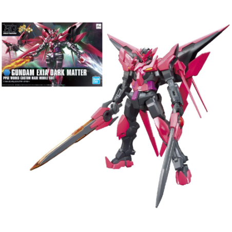 GUNDAM - HGBF 1/144 Gundam Exia Dark Matter - Model Kit - 13cm