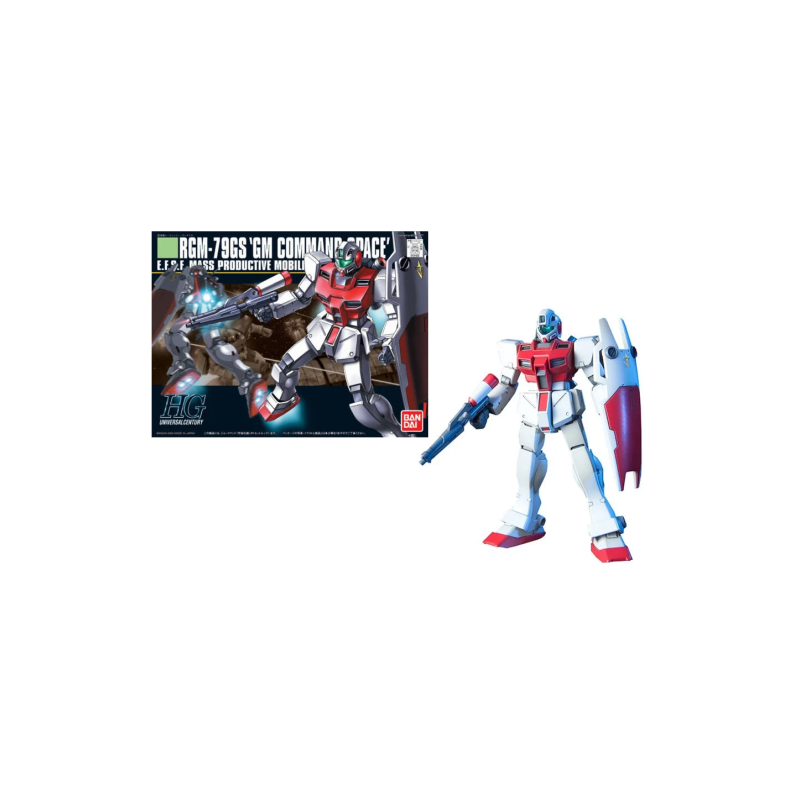 GUNDAM - 1/144 HGUC GM Command Space - Model Kit 13cm