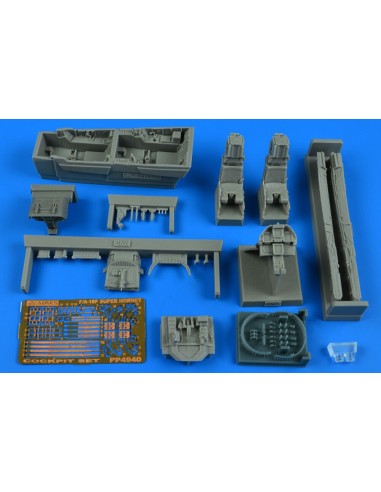 F/A-18F Super Hornet cockpit set for MENG 