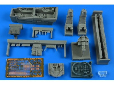 F/A-18F Super Hornet cockpit set for MENG 