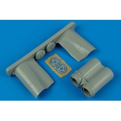 BAC Lightning F.6/F.2A exhaust nozzles Für Trumpeter Bausatz 