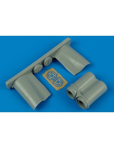 BAC Lightning F.6/F.2A exhaust nozzles Für Trumpeter Bausatz 