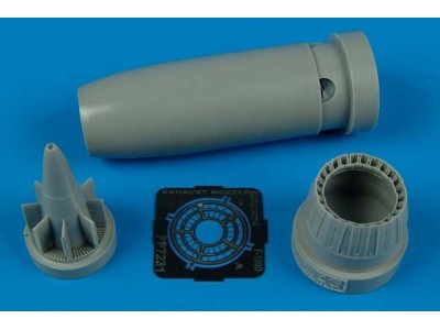 F-100D exhaust nozzle für Italeri  Bausatz 