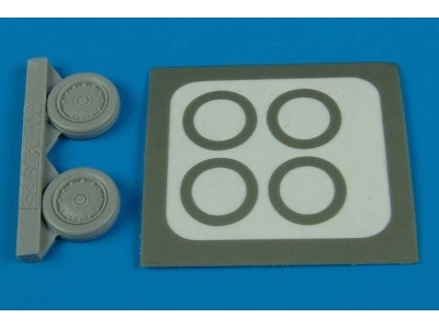 A-4 Skyhawk wheels (late) & paint masks 