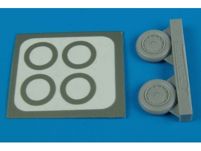 F-8 Crusader wheels & paint masks 