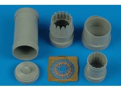 F-16l Sufa exhaust nozzle for Hasegawa 