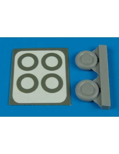 P-40 wheels & paint masks (type B) 