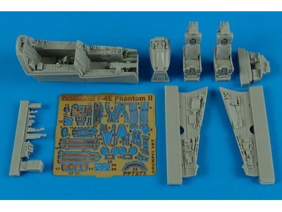 F-4E Phantom II cockpit set for Hasegawa 
