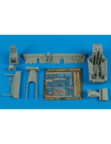 Su-33 Flanker D cockpit set for Hasegawa 