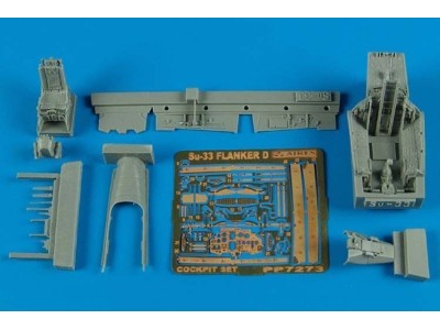 Su-33 Flanker D cockpit set for Hasegawa 