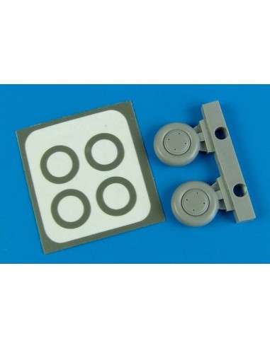P-40B wheels & paint mask for Airfix 