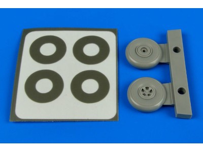 Hawker Typhoon wheels & paint mask 