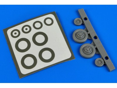F-100 Super Sabre wheels & paint masks 