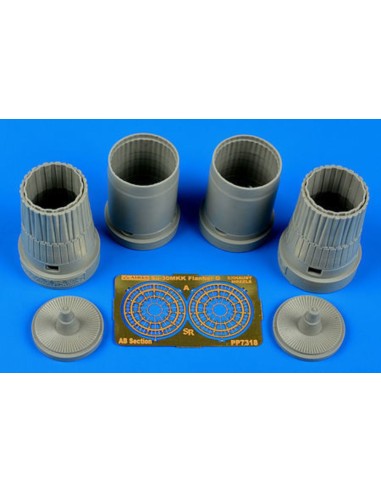 Su-30MKK Flanker G exhaust nozzles f.Tru 