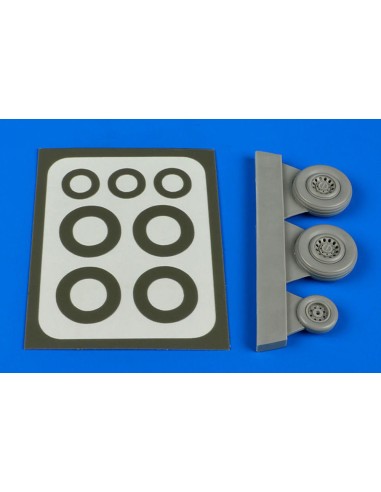 Sea Vixen wheels & paint masks 