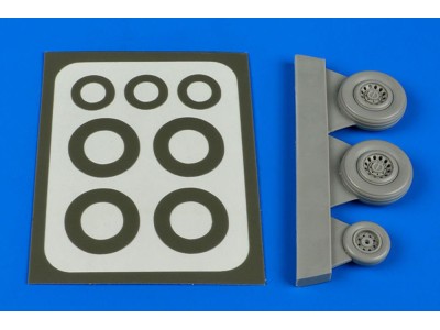 Sea Vixen wheels & paint masks 