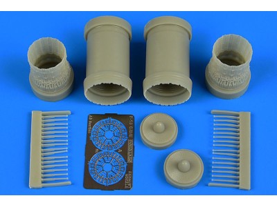 F-15E Strike Eagle exhaust nozzles (new kit) for Academy 