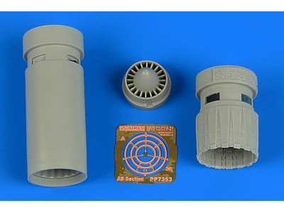 IAI Kfir C2/C7 exhaust nozzles for AMK 