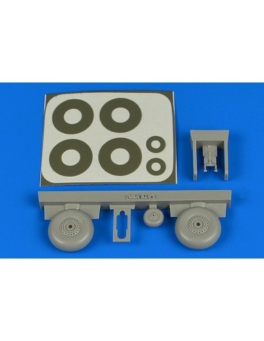 Wellington wheels & paint masks (late) for Airfix 