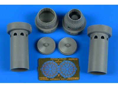 F-14A Tomcat exhaust nozzles - varided position for Academy 