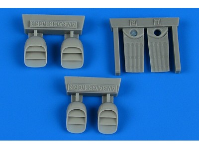 Harrier AV-8A/GR.1/GR.3 exhaust nozzles for AIRFIX 