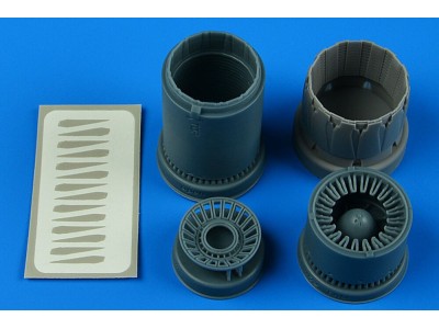 F-16CJ block 50 exhaust nozzle - opened for Tamiya 