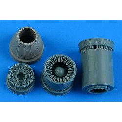 F-16CJ block 50 exhaust nozzle - closed for Tamiya 