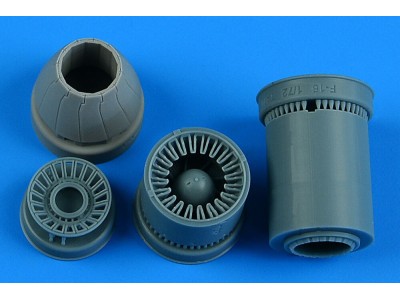 F-16CJ block 50 exhaust nozzle - closed for Tamiya 
