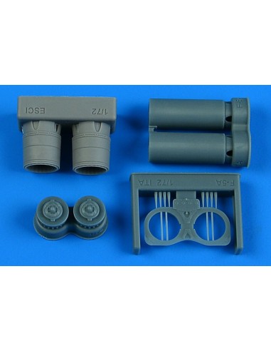 F-5A Freedom Fighter exhaust nozzles for Italeri/Revell 
