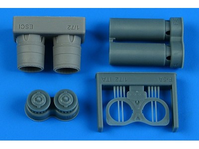 F-5A Freedom Fighter exhaust nozzles for Italeri/Revell 