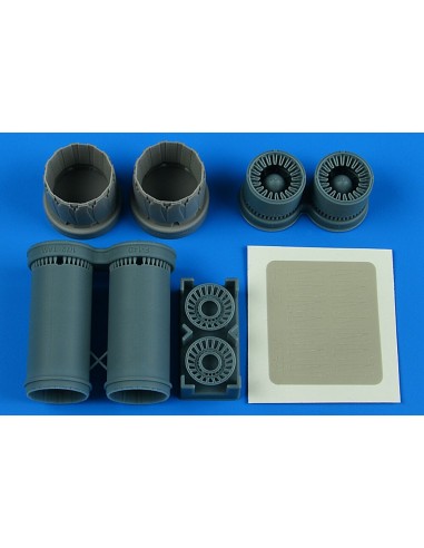 F-14D Tomcat exhasut nozzles - opened for Tamiya 