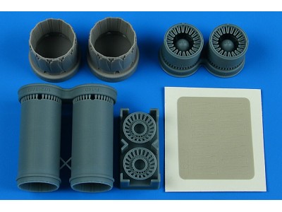 F-14D Tomcat exhasut nozzles - opened for Tamiya 