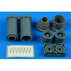 F-14D Tomcat exhasut nozzles - varied for Tamiya 