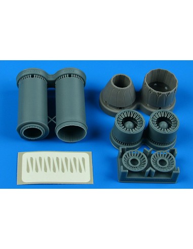 F-14D Tomcat exhasut nozzles - varied for Tamiya 