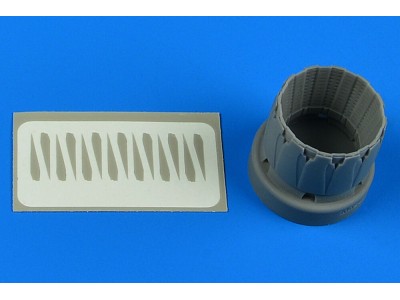 Mitsubishi F-2A/B exhaust nozzle - opened for Fine Molds 