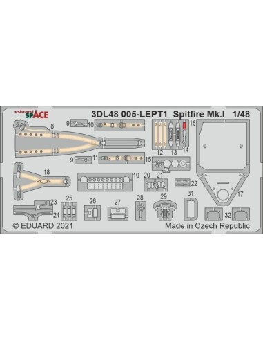 Spitfire Mk.I early SPACE 1/48 for EDUARD 