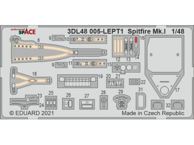 Spitfire Mk.I early SPACE 1/48 for EDUARD 