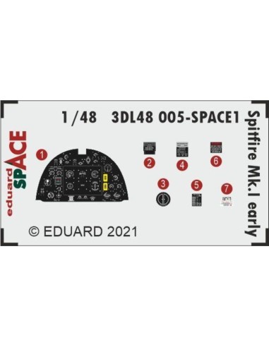 Spitfire Mk.I early SPACE 1/48 for EDUARD 