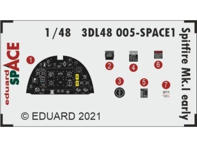 Spitfire Mk.I early SPACE 1/48 for EDUARD 