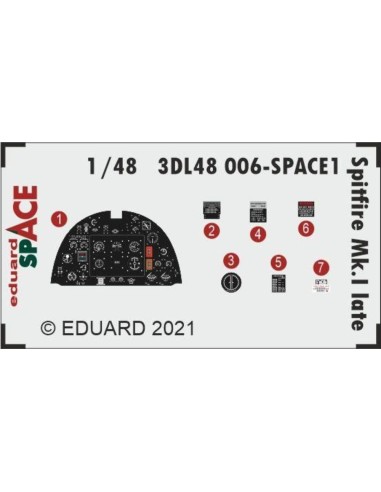 Spitfire Mk.I late SPACE 1/48 for EDUARD 