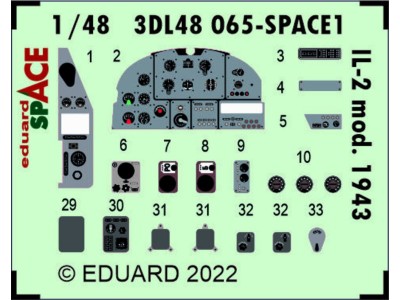 Il-2 mod. 1943 SPACE 1/48 