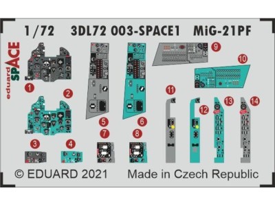 MiG-21PF SPACE 1/72 for EDUARD 