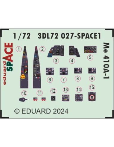 Me 410A-1 SPACE 1/72 AIRFIX 