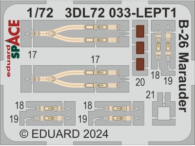 B-26 Marauder SPACE  HASEGAWA / EDUARD 