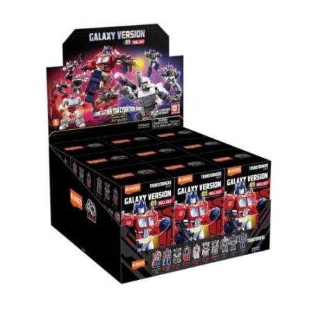 TRANSFORMERS - Galaxy Version 01 - Model Kit Blokees Display 9 pc