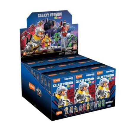 TRANSFORMERS - Galaxy Version 02 - Model Kit Blokees Display 9 pc