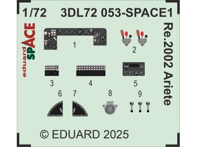 Re.2002 Ariete SPACE   ITALERI 